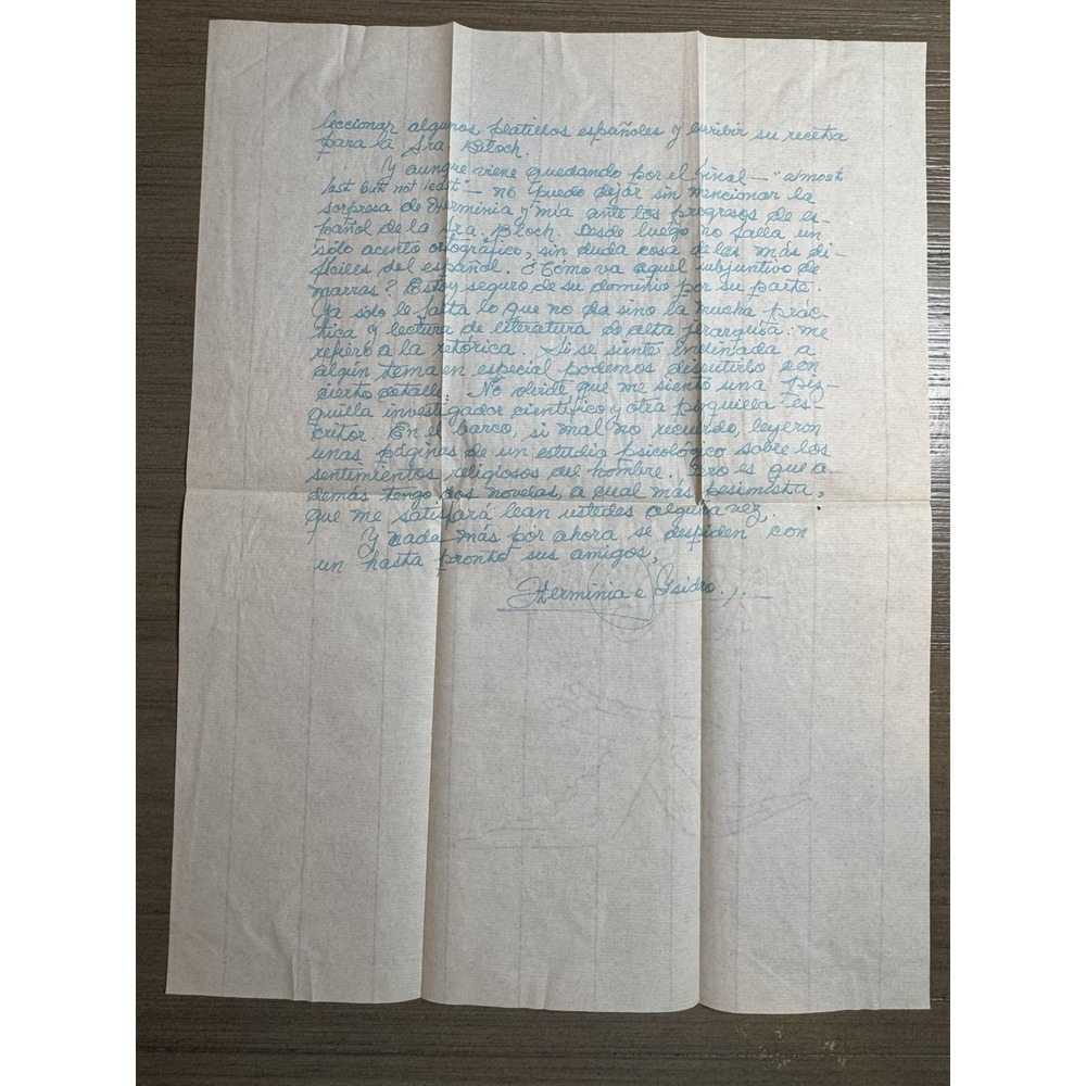 Edythe Latham Bloch x Dr. Ysidrio Valladares Letter Postcard Lot 1954-1963 - Picture 7 of 13